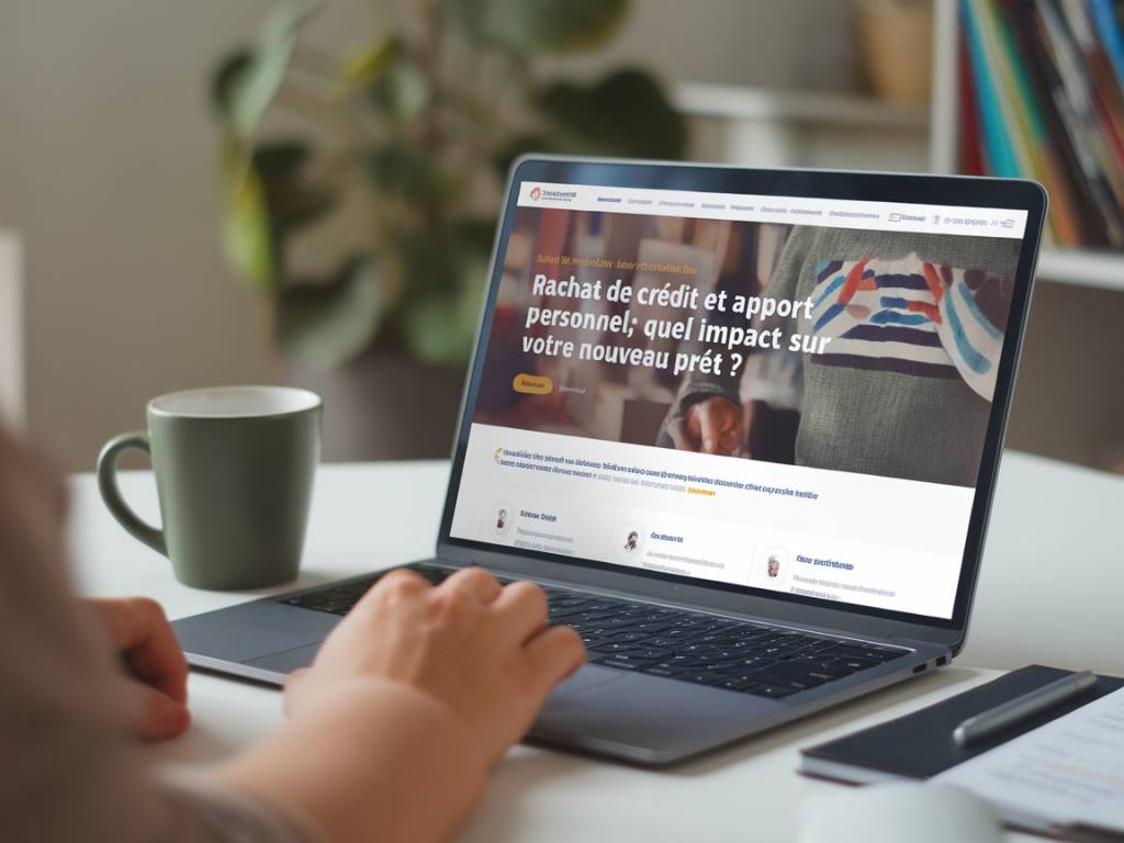 "Rachat de crédit et apport personnel : quel impact sur votre nouveau prêt ?"